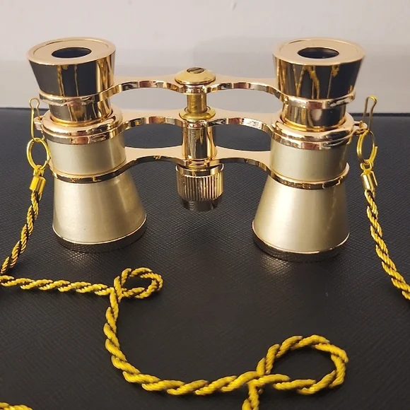 The Metropolitan Opera Gold Tone Opera Glasses - Picture 3 of 10